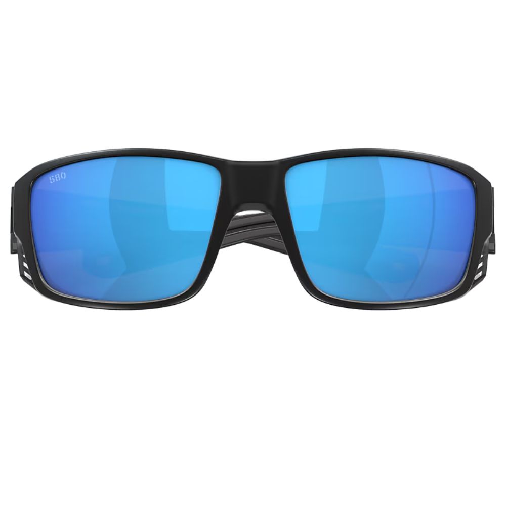 COSTA Polarized Sunglasses TUNA ALLEY PRO Matte Black Frame/580G Blue Mirror Lenses - Image 5