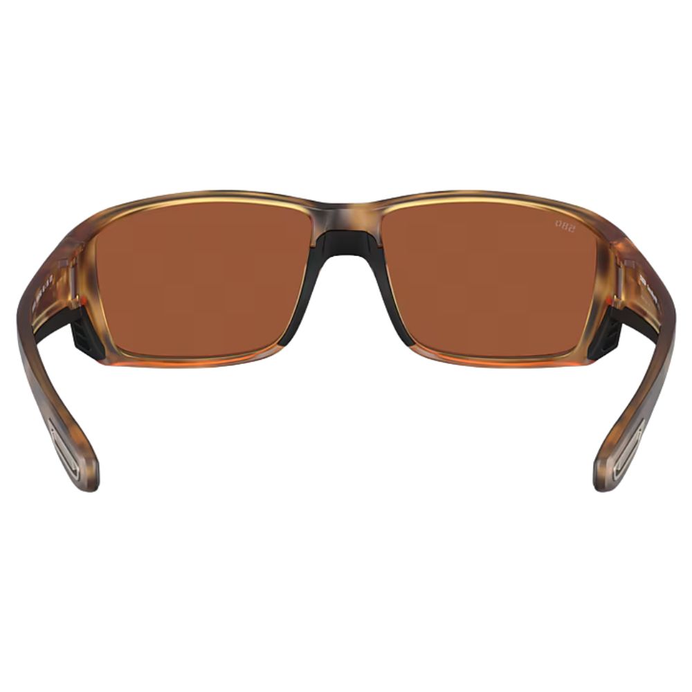 COSTA Polarized Sunglasses TUNA ALLEY PRO Matte Tortoise Frame/580G Green Mirror Lenses - Image 6