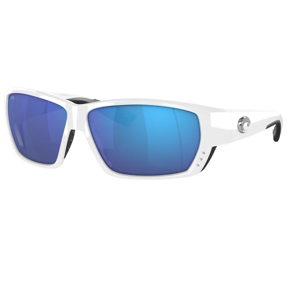 COSTA Polarized Sunglasses TUNA ALLEY White Frame/580G Blue Mirror Lenses - Image 2