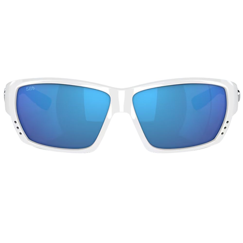 COSTA Polarized Sunglasses TUNA ALLEY White Frame/580G Blue Mirror Lenses - Image 3