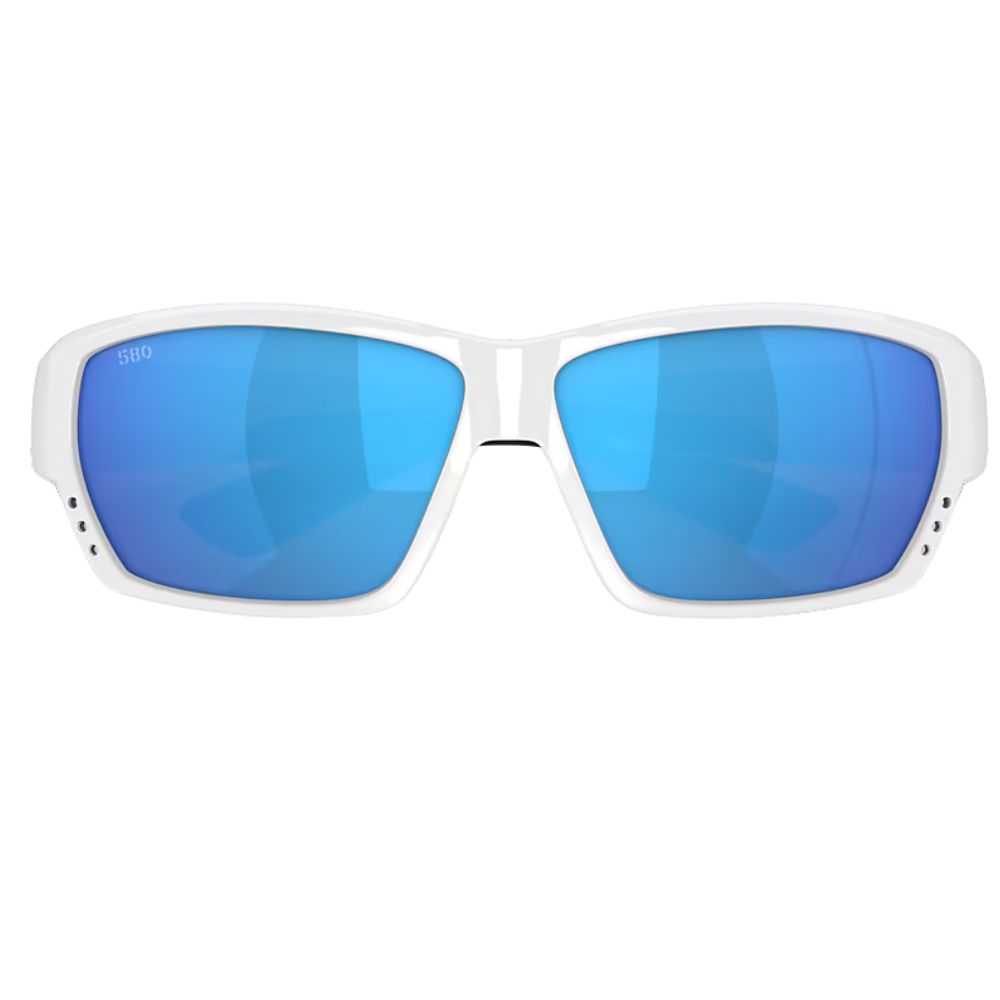 COSTA Polarized Sunglasses TUNA ALLEY White Frame/580G Blue Mirror Lenses - Image 5
