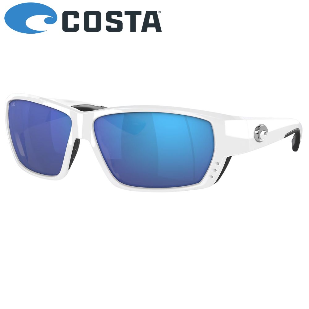 COSTA Polarized Sunglasses TUNA ALLEY White Frame/580G Blue Mirror Lenses