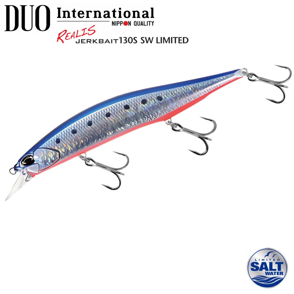 DUO International Ultimate Sinking Jerkbait Lure REALIS 130S SW Limited