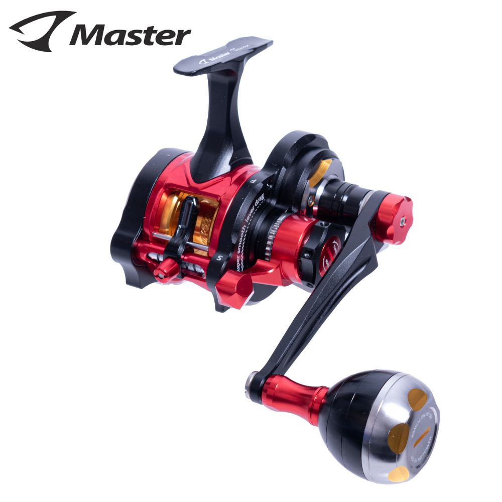 JIGGING MASTER Gangster Micro Underhead Lefthanded Reel BK/GD/RD
