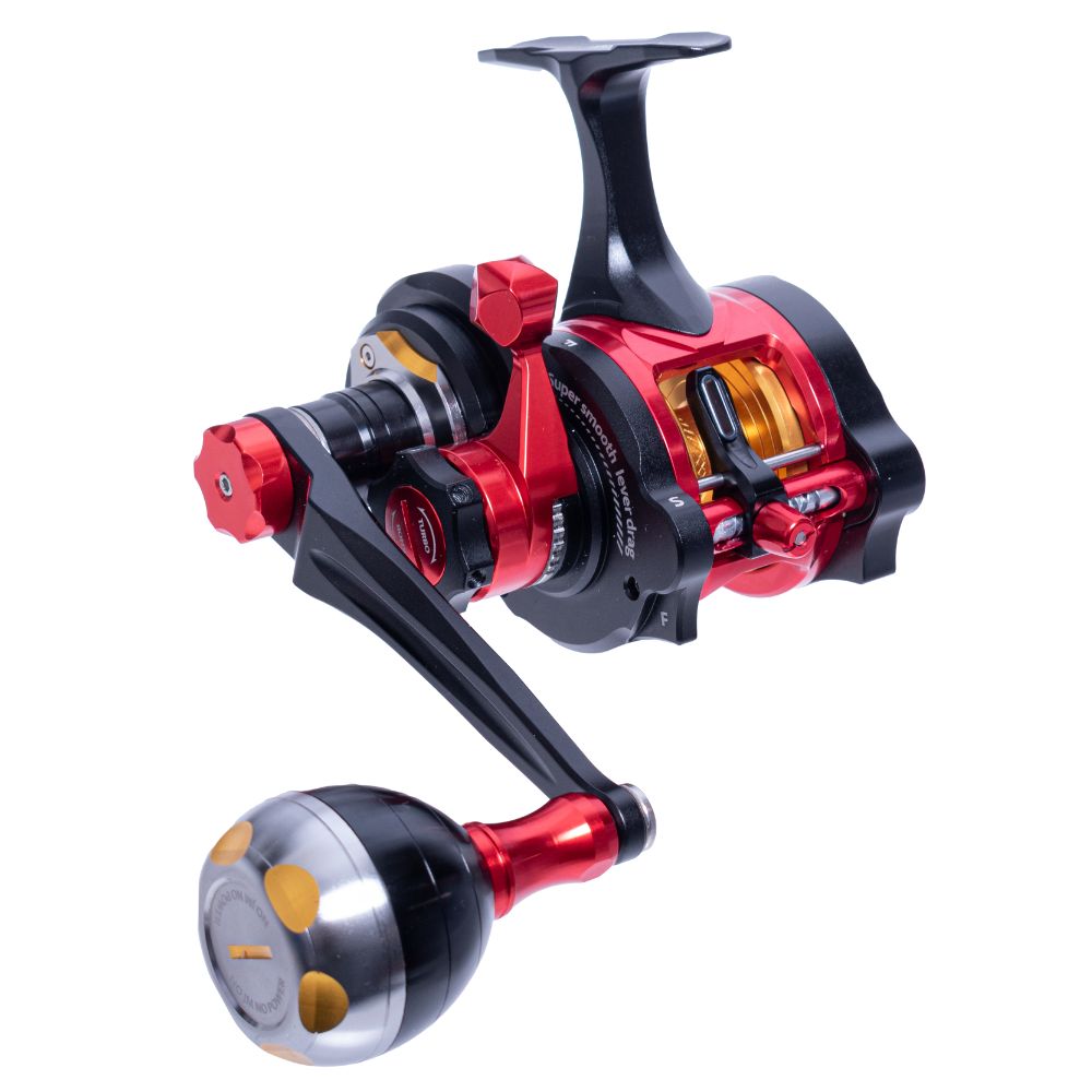 JIGGING MASTER Gangster Micro Underhead Righthanded Reel BK/GD/RD - Image 2