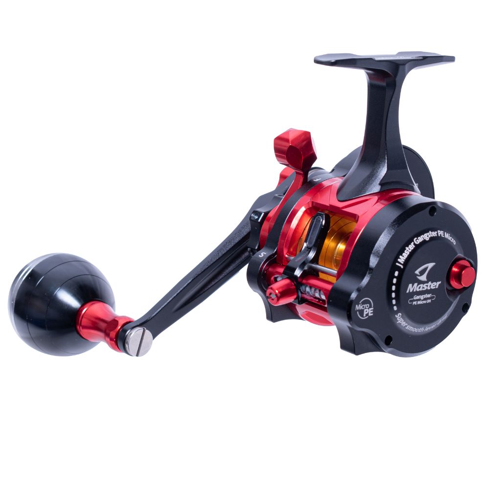 JIGGING MASTER Gangster Micro Underhead Righthanded Reel BK/GD/RD - Image 3