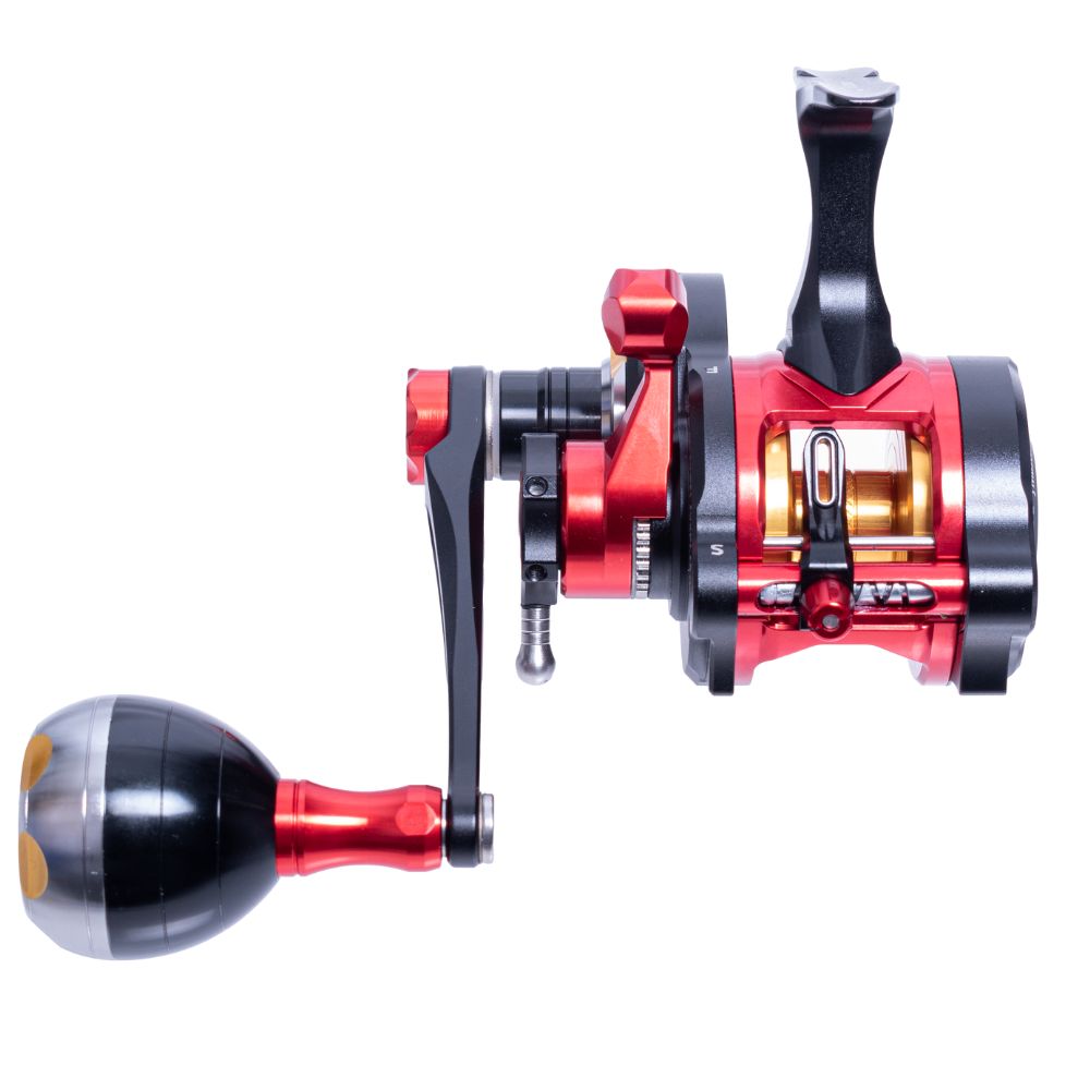 JIGGING MASTER Gangster Micro Underhead Righthanded Reel BK/GD/RD - Image 4