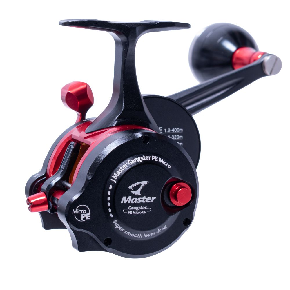 JIGGING MASTER Gangster Micro Underhead Righthanded Reel BK/GD/RD - Image 5