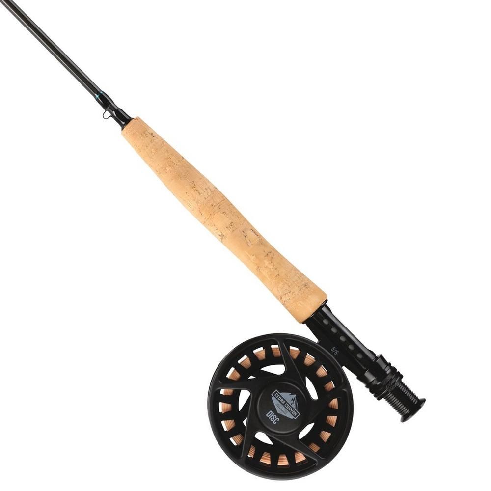 SHAKESPEARE Fly Fishing Rod-Reel-Line Combo Cedar Canyon Elite 9FT 5/6WT 4PC - Image 3