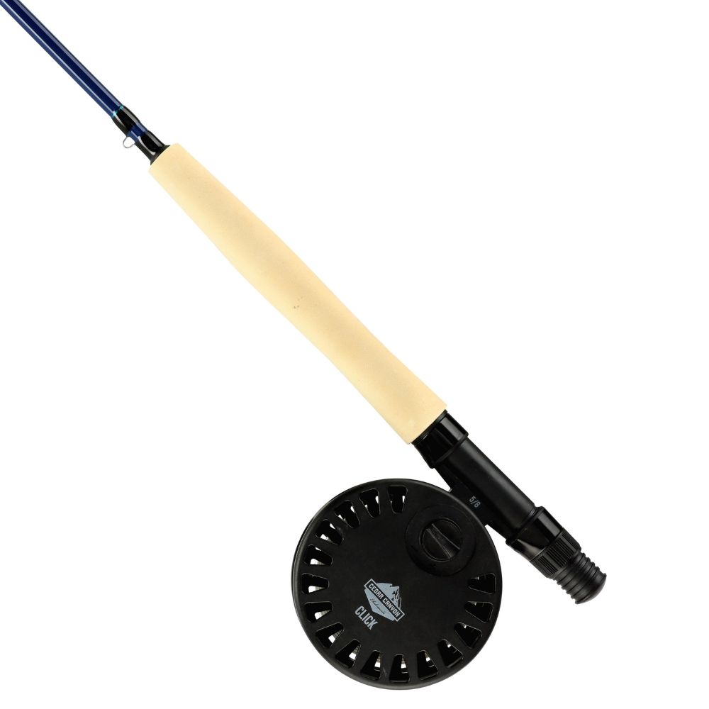 SHAKESPEARE Fly Fishing Rod-Reel-Line Combo Cedar Canyon Carbon 8FT 5/6WT 4PC - Image 4