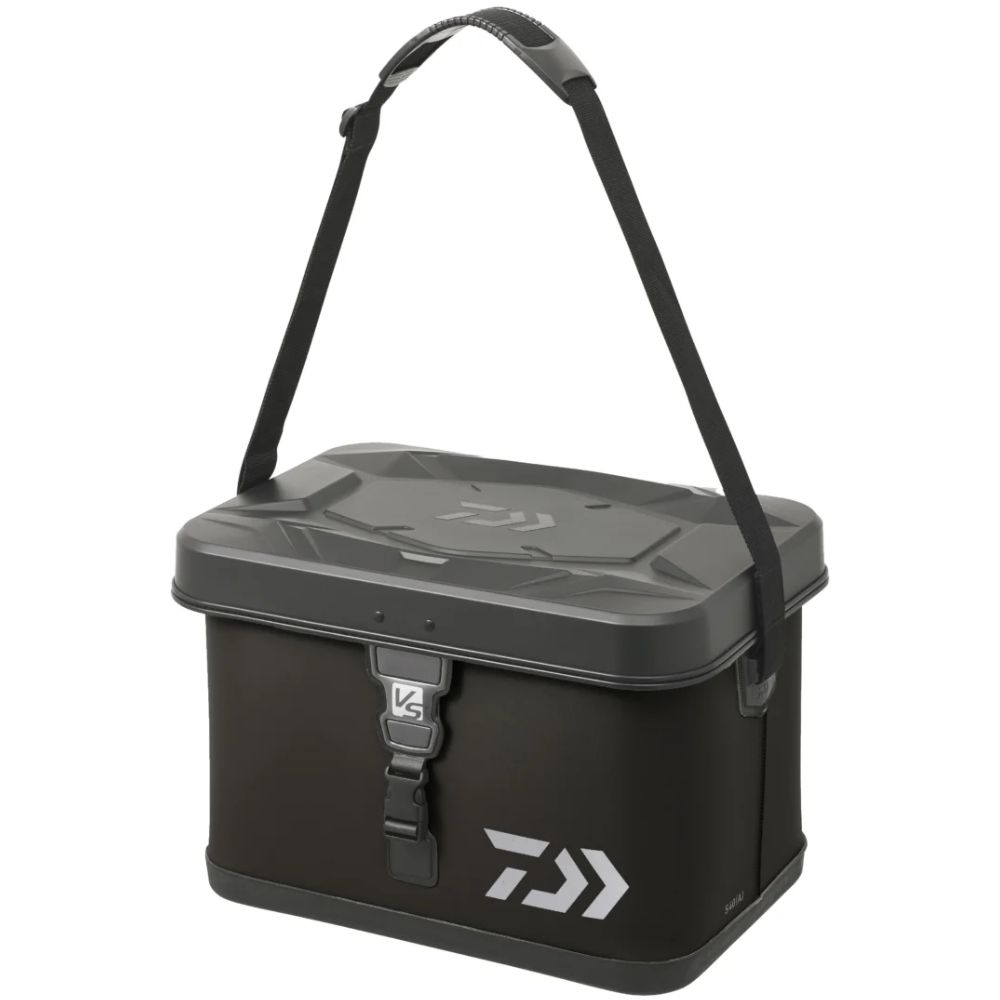 DAIWA Waterproof Fishing EVA VS TACKLE BAG S40 Black