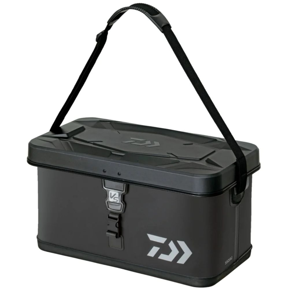 DAIWA Waterproof Fishing EVA VS TACKLE BAG S50 Black