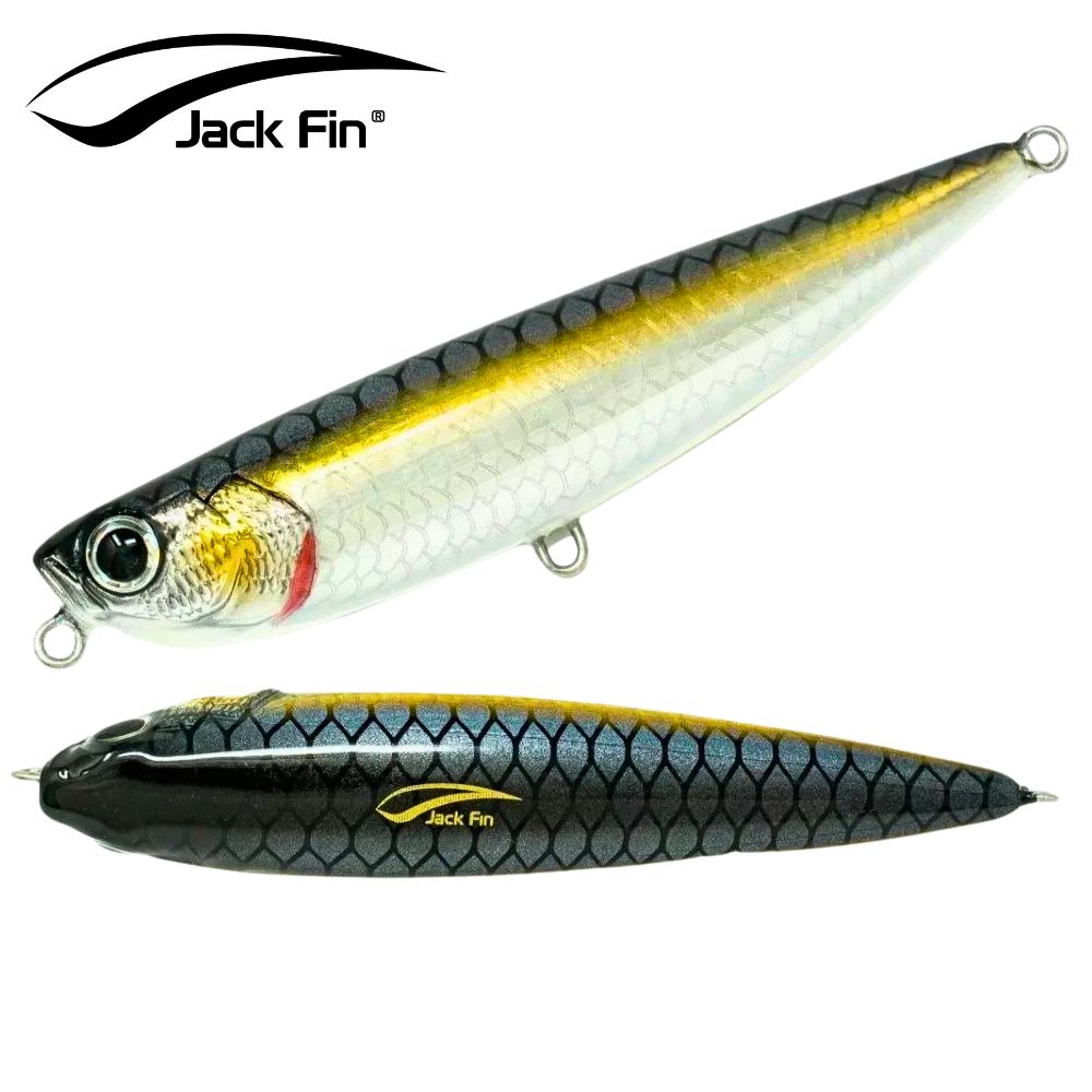 JACK FIN Saltwater Topwater Fishing Handmade Pencil Lure SALTY DOG 85