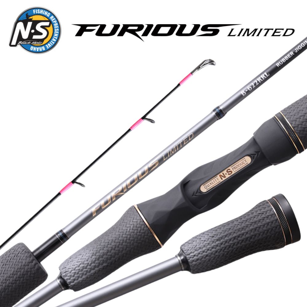 NS BLACK HOLE Rubber Jigging Spiral Baitcasting Rod FURIOUS LIMITED