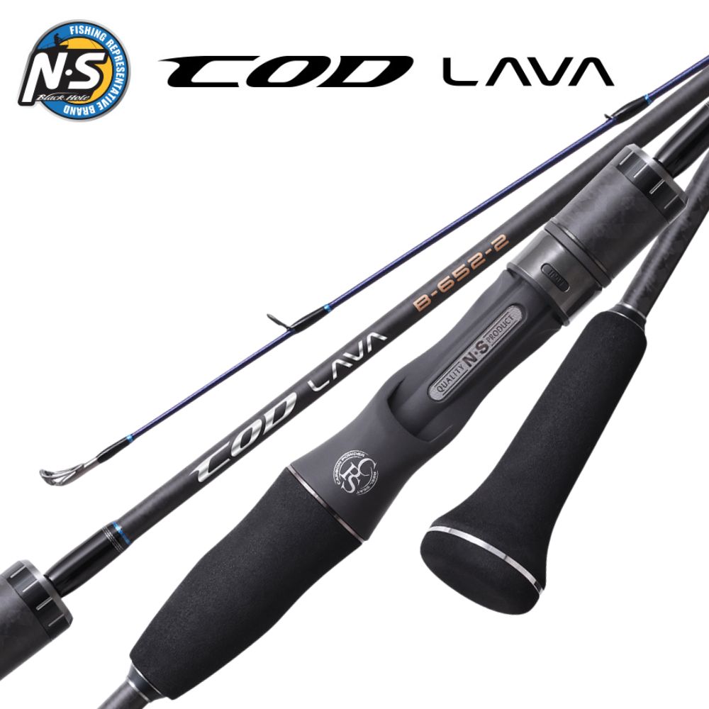 NS BLACK HOLE Saltwater Tai Rubber Jigging Baitcasting Rod COD LAVA