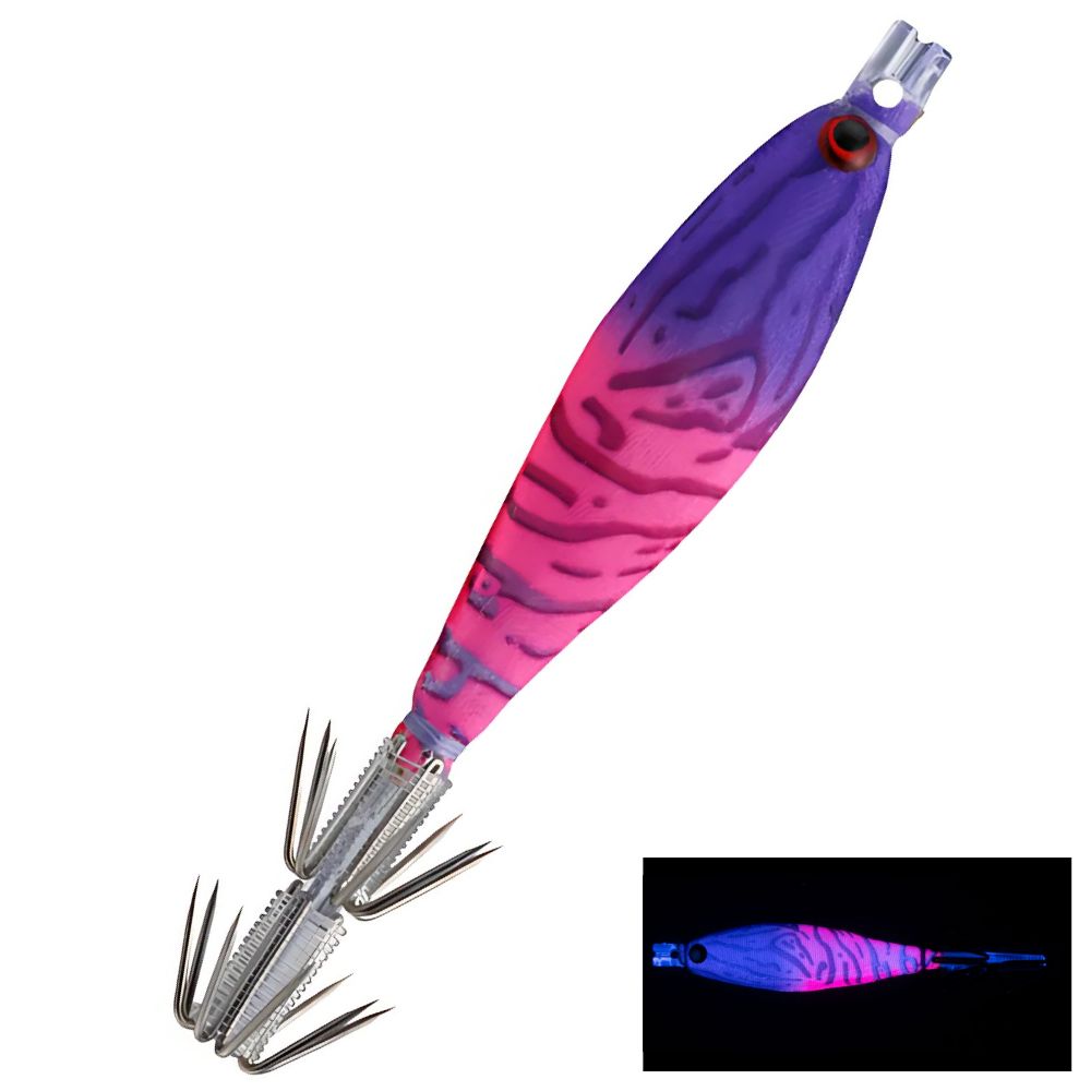 YAMASHITA Squid Fishing Warm Jacket Soft Lure SQUISH 7-2 005 PP/Keimura - Image 2