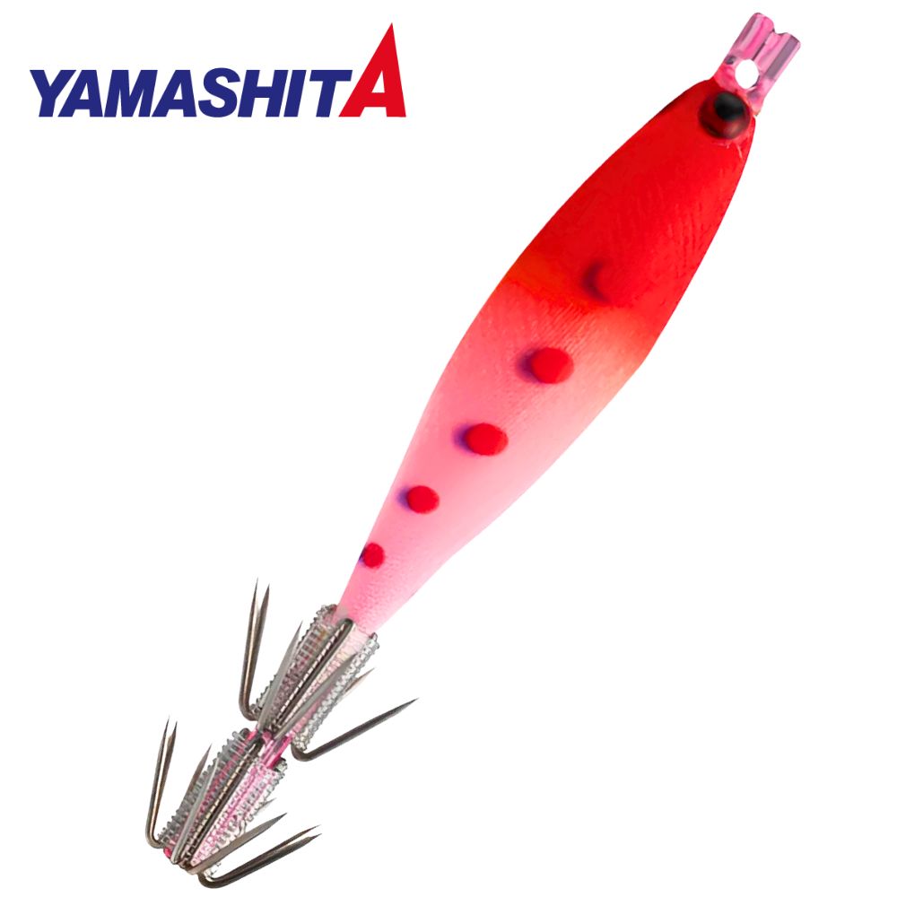 YAMASHITA Squid Fishing Warm Jacket Soft Lure SQUISH 7-2 007 SB/Pink