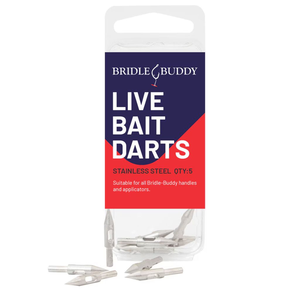 BRIDLE-BUDDY Offshore Fishing Live Baiting System Stainless Steel LIVE BAIT DARTS 5pcs