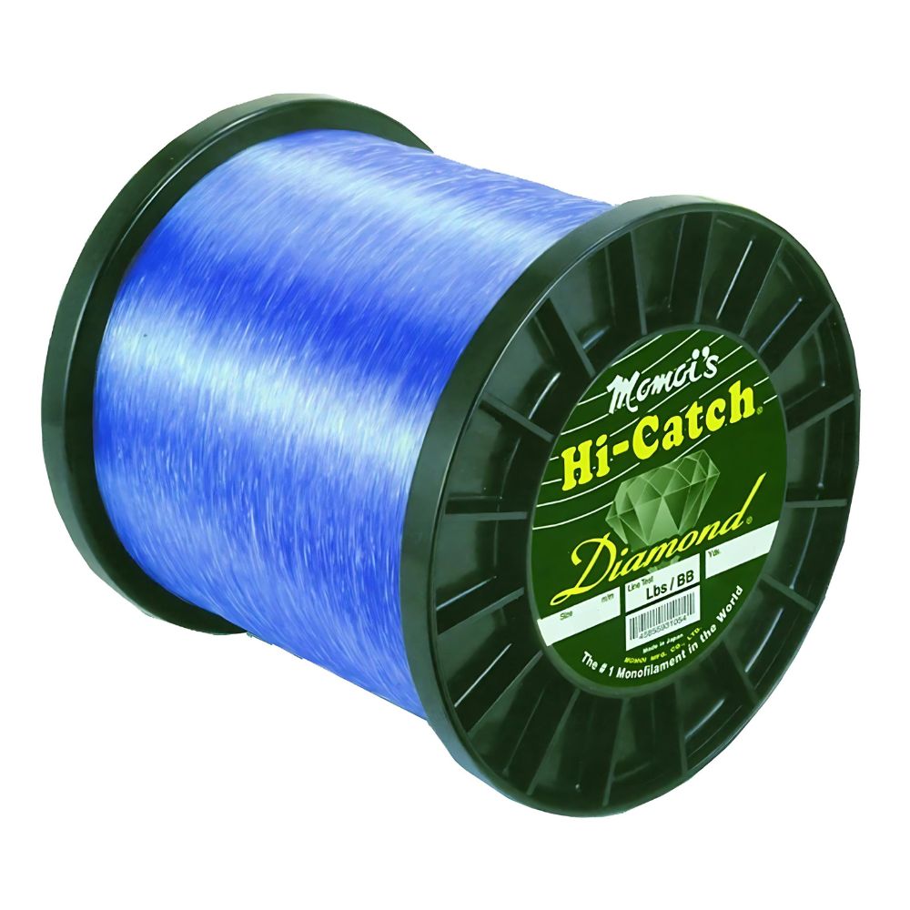 MOMOI HI-Catch Big Game Fishing Nylon Monofilament Line DIAMOND 100lb/1000yd Brilliant Blue