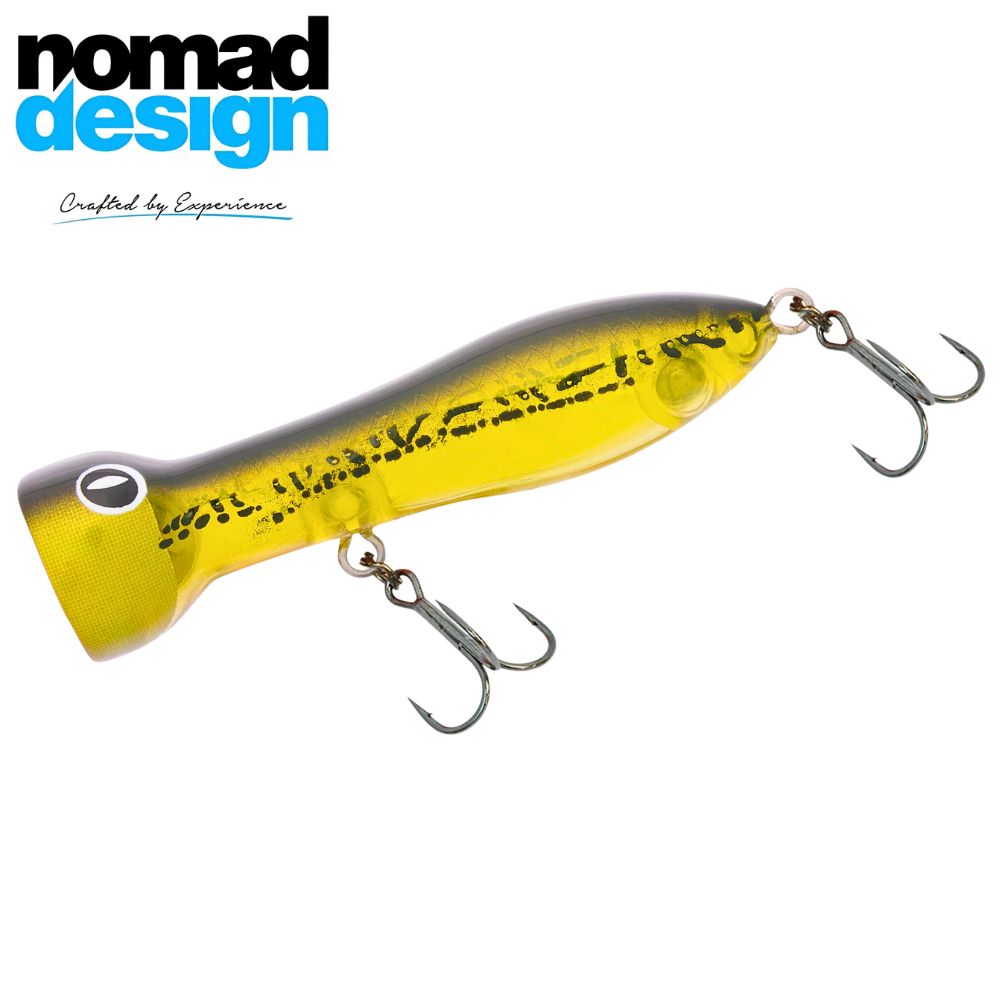 NOMAD DESIGN Micro Popper Lure CHUG NORRIS 50 Hickory Ghost Minnow