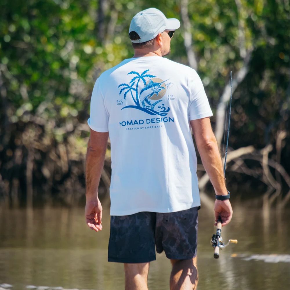NOMAD DESIGN Fishing 4-Way Stretch T-Shirt MARLIN SUNSET - Image 7