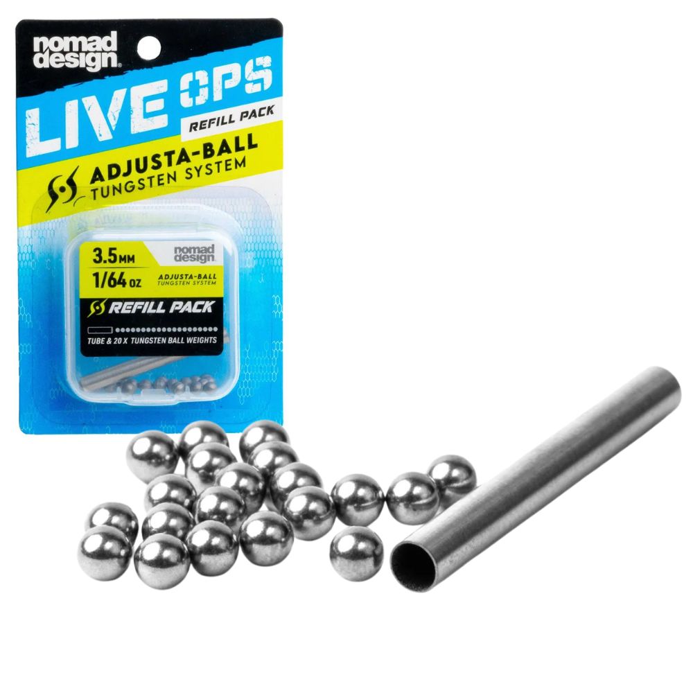 NOMAD DESIGN Weight Insert System LIVE OPS TUNGSTEN ADJUSTA-BALL PACK 3.5