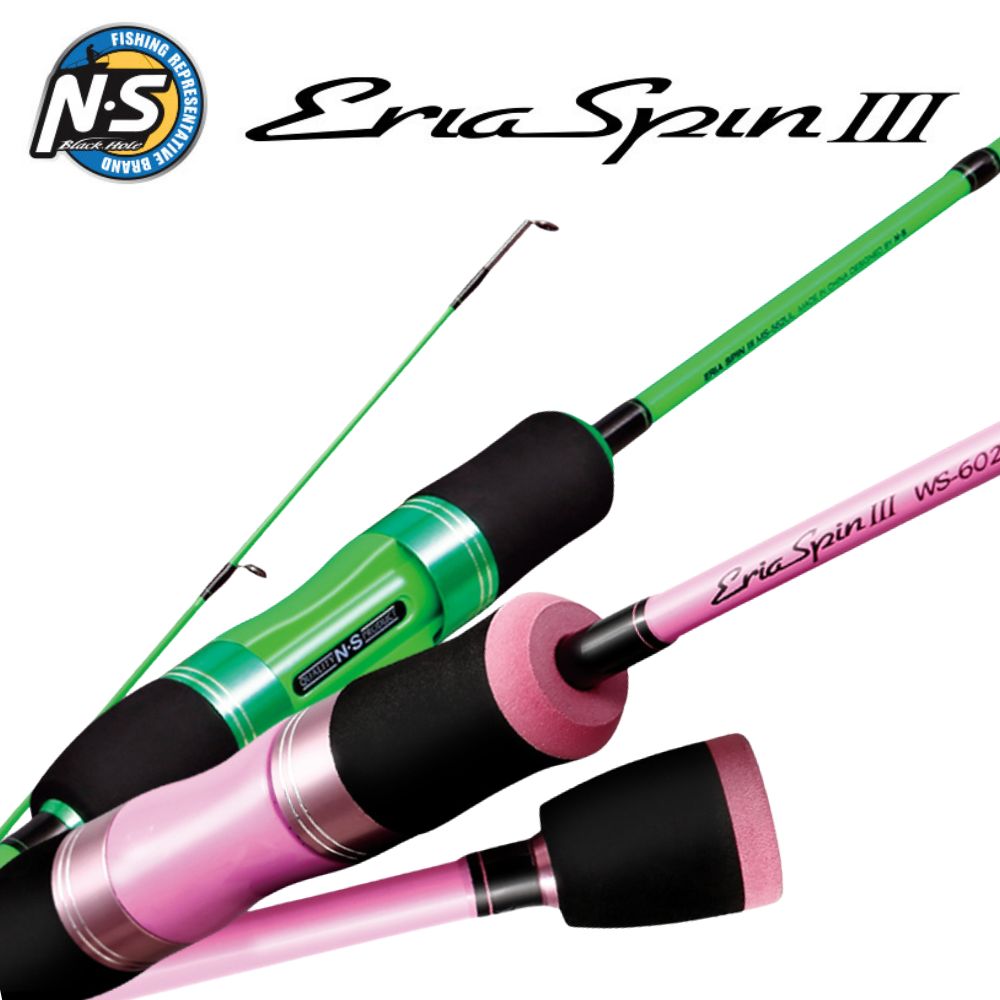 NS BLACK HOLE Ultra Light Fishing Spinning Rod ERIA SPIN III
