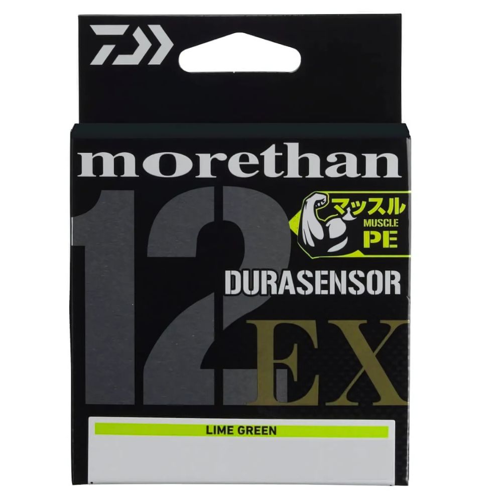 DAIWA 12-Strand Inshore Casting Braid Line MORETHAN DURASENSOR X12EX+Si3 150m/Lime Green - Image 3