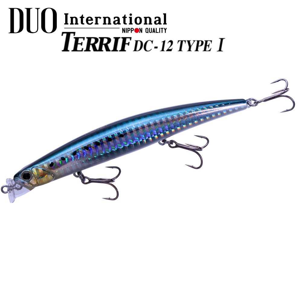 DUO Slow Sinking Minnow Lure TERRRIF DC-12 Type 1