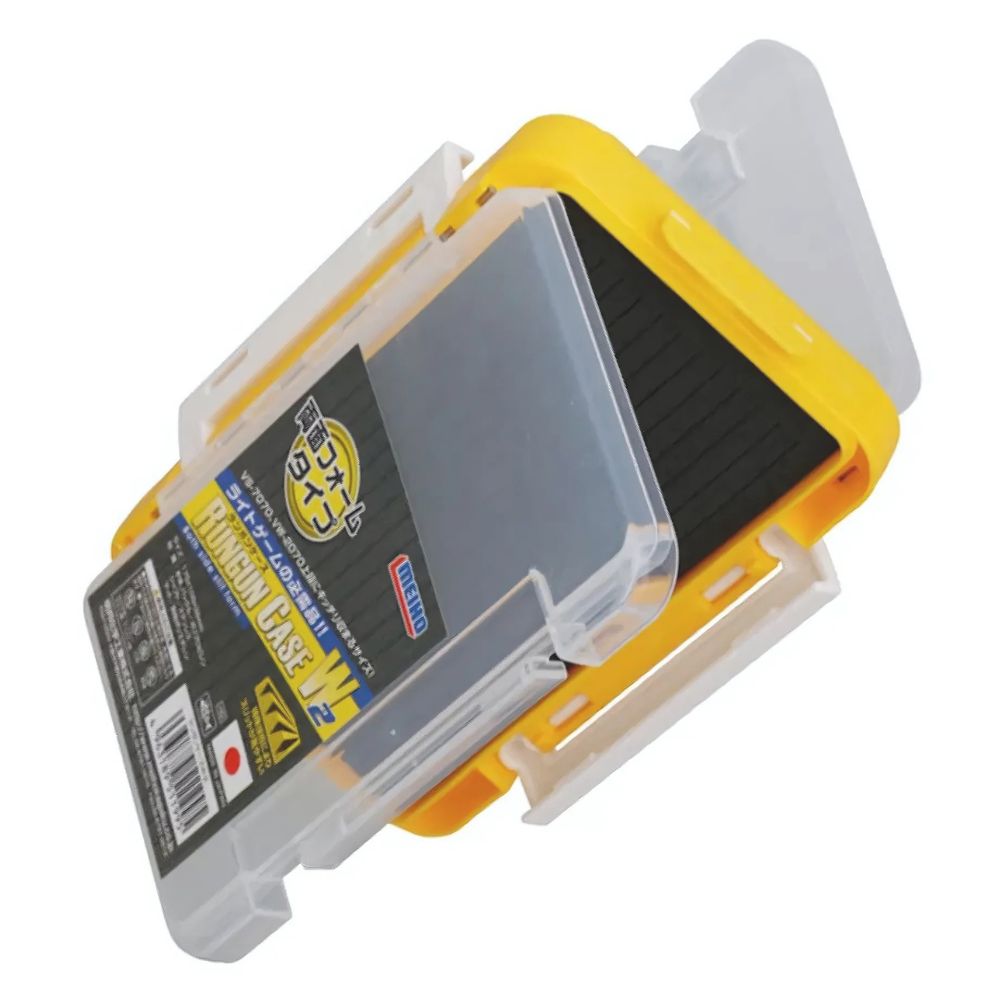 MEIHO Fishing Tackle Run Gun Case 1010W-2 Yellow - Image 2