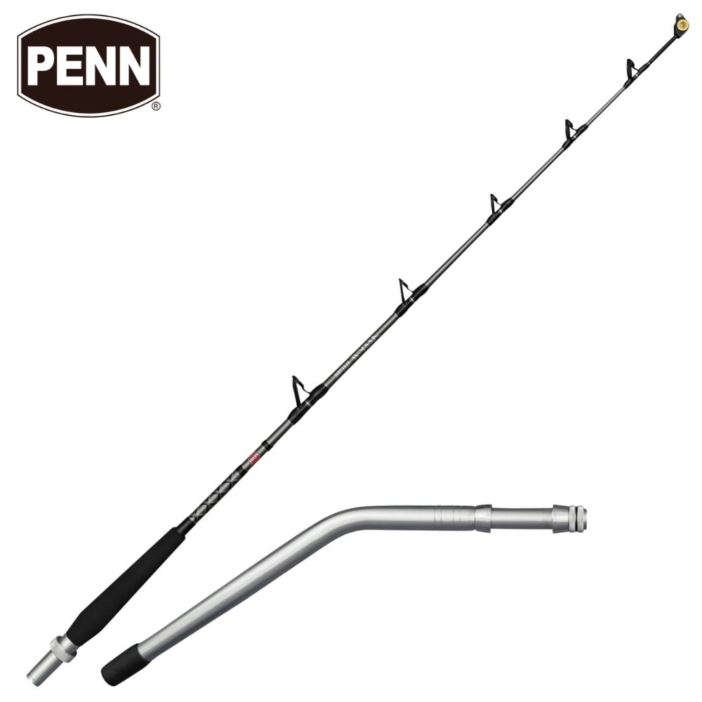 PENN Offshore Fishing Conventional Electric Deep Drop Roller Top Rod ALLY II 40-80lb