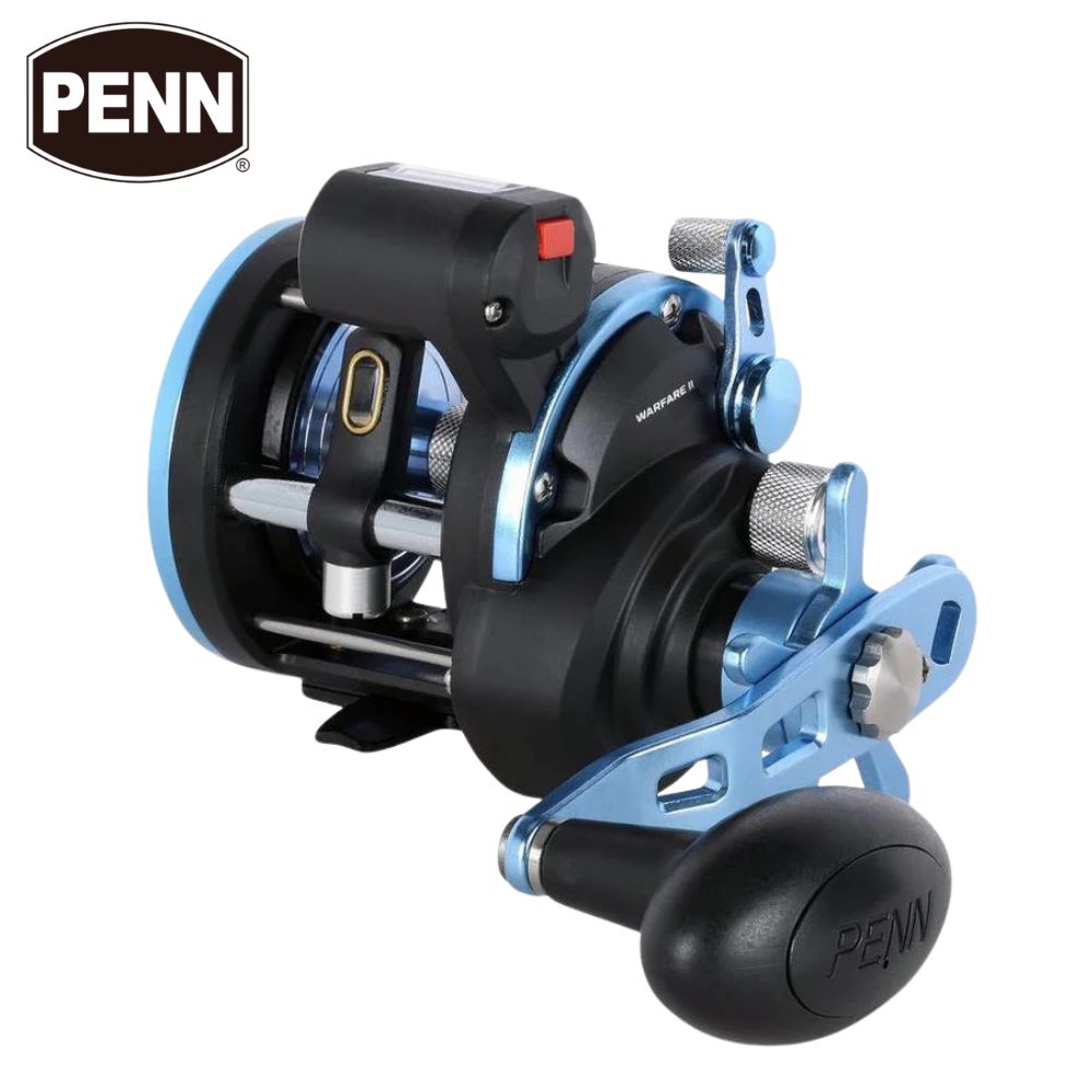 PENN Conventional Level Wind Line Counter Left-Handed Reel WARFARE II 30LWLCLH