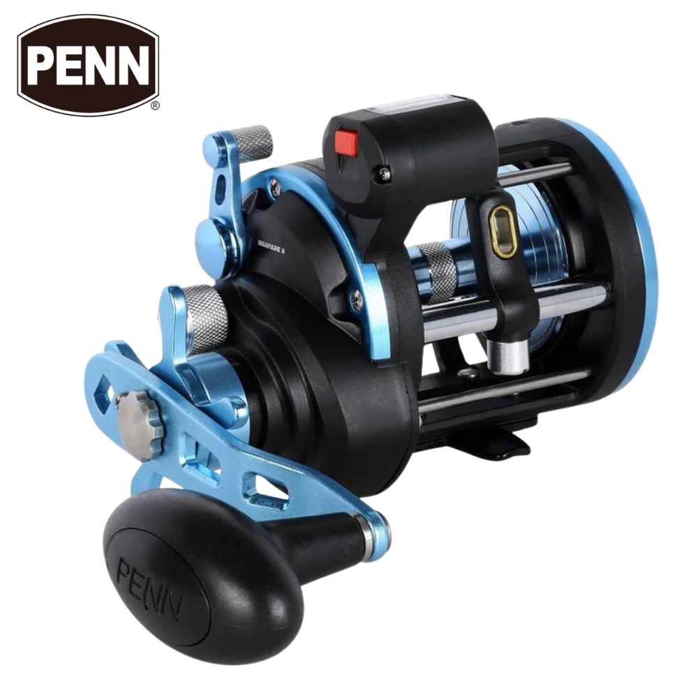 PENN Conventional Level Wind Line Counter Right-Handed Reel WARFARE II 20LWLC