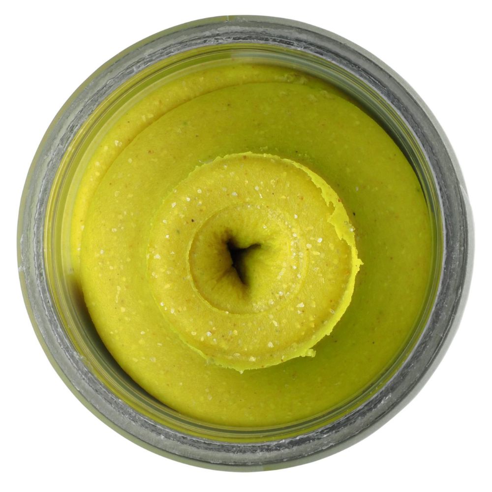 BERKLEY Gulp Extra Scent Sinking Saltwater DOUGH Sunshine Yellow Silver Glitter - Image 3