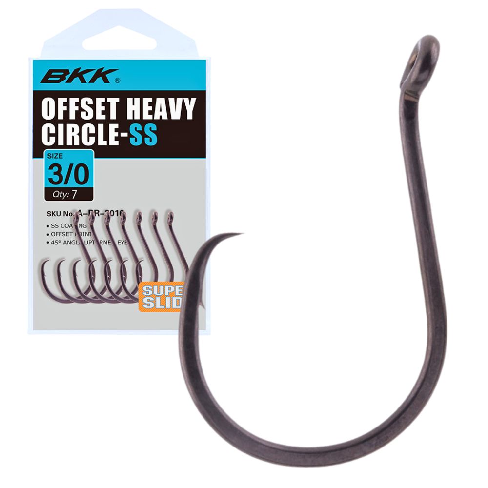 BKK Bait Fishing Offset Hook HEAVY CIRCLE-SS