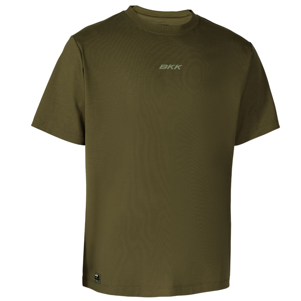 BKK Short Sleeve Casual T-Shirt CARP Green - Image 2
