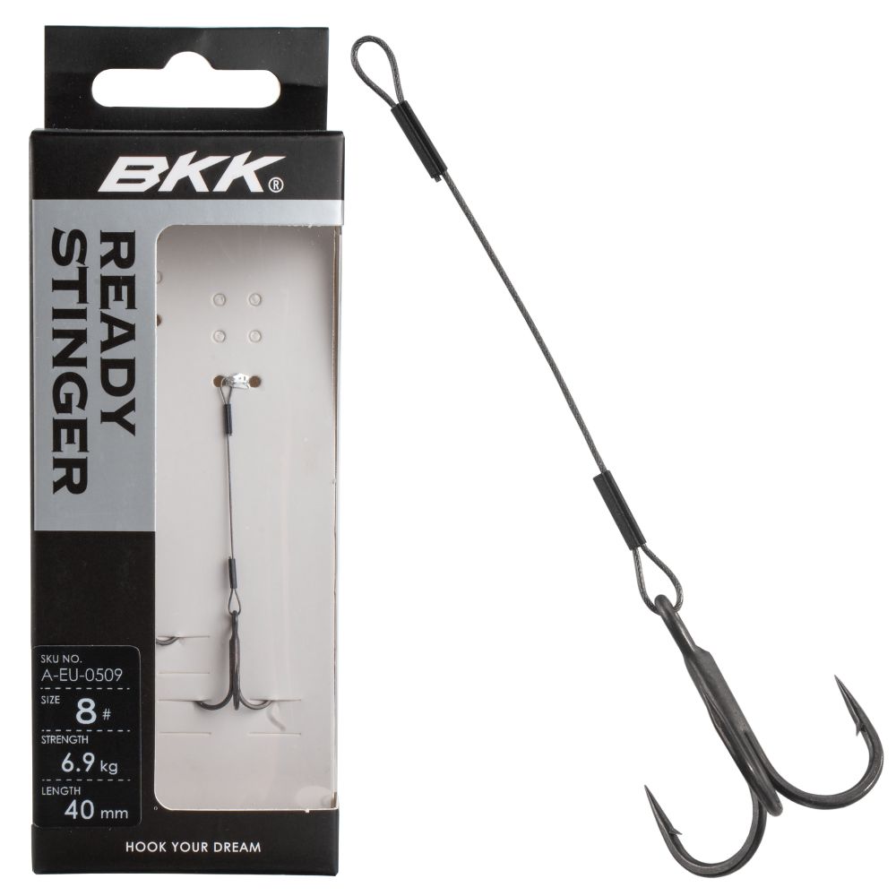BKK Zander Fishing READY STINGER Rig SPEAR STINGER 7X7 WIRE