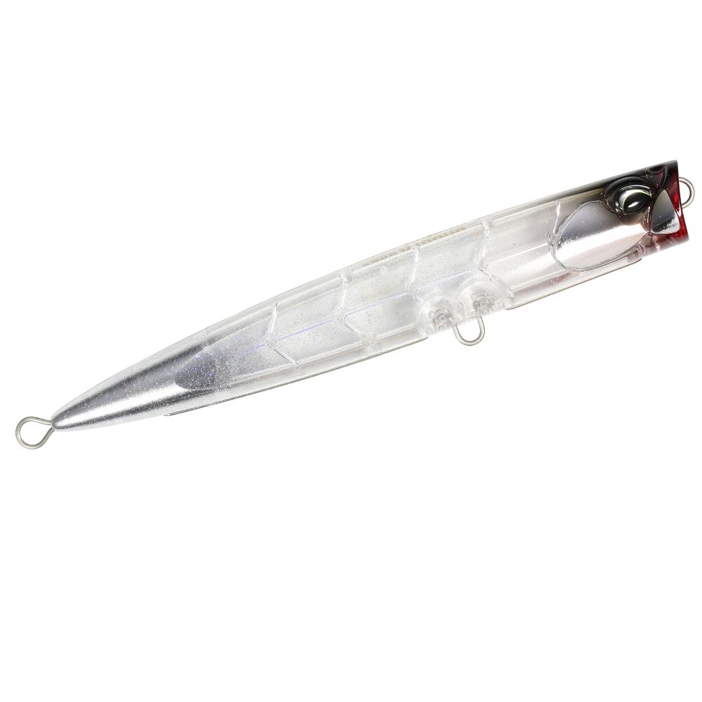 DUO Offshore Casting Floating Popper Lure BUBBLY 225F CSH0867 Clear Bait Glitter - Image 3
