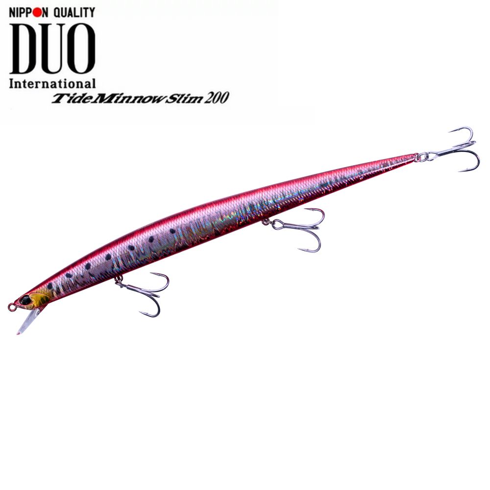 DUO Ultimate Long Minnow Floating Lure TIDE MINNOW SLIM 200 DPA0384 Fire Sardine