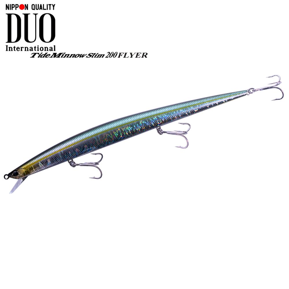 DUO Ultimate Long Minnow Sinking Lure TIDE MINNOW SLIM FLYER 200 CPA0057 Inada Verde