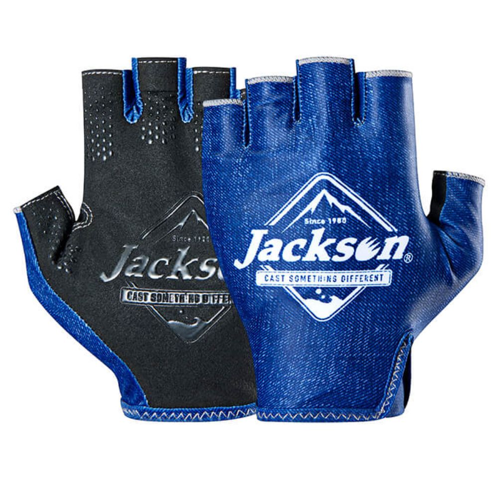 JACKSON Fishing Sun Protect Gloves 2025 Navy Denim