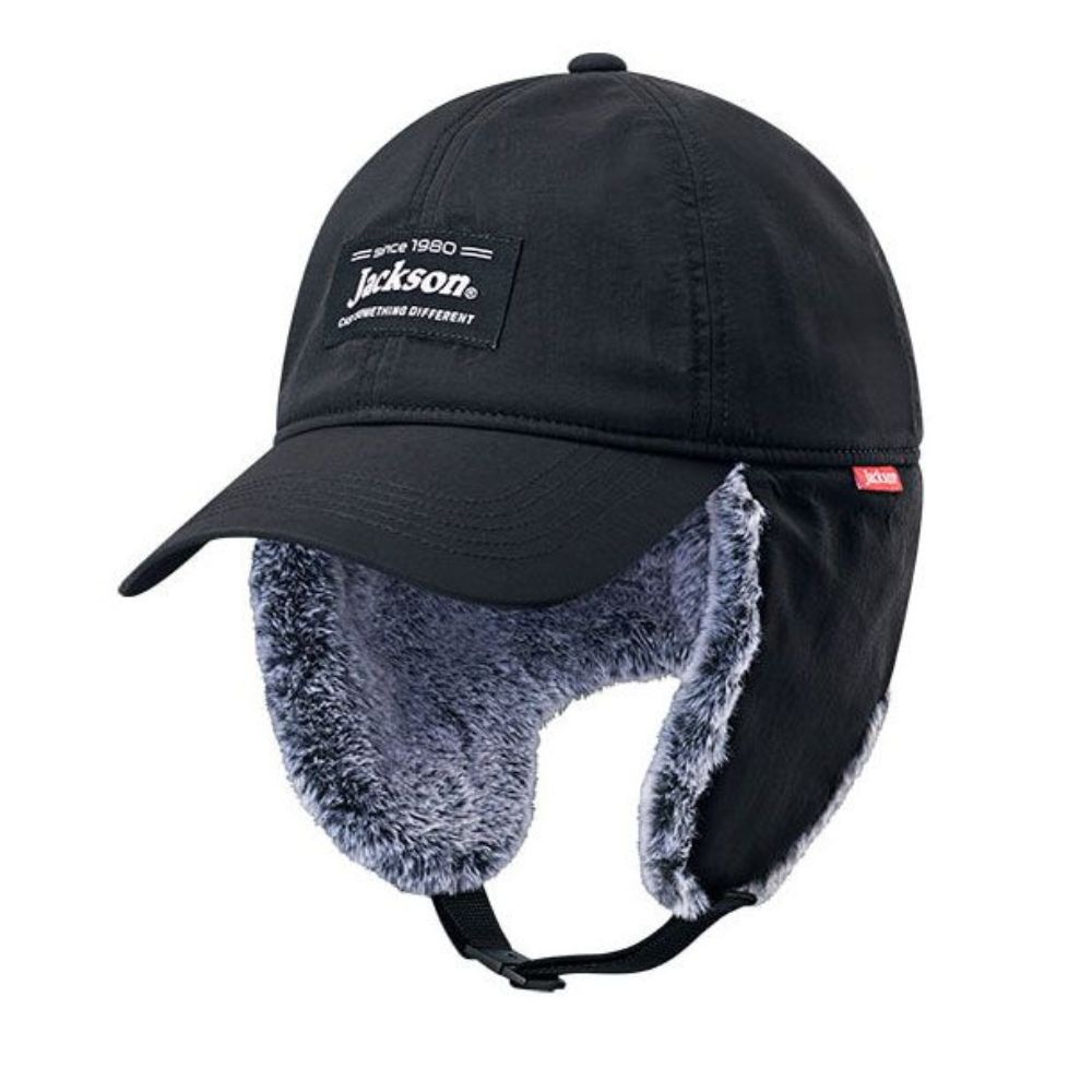 JACKSON Cold-Wheather Water-Reppelent Headwear WINTER CAP Black - Image 2