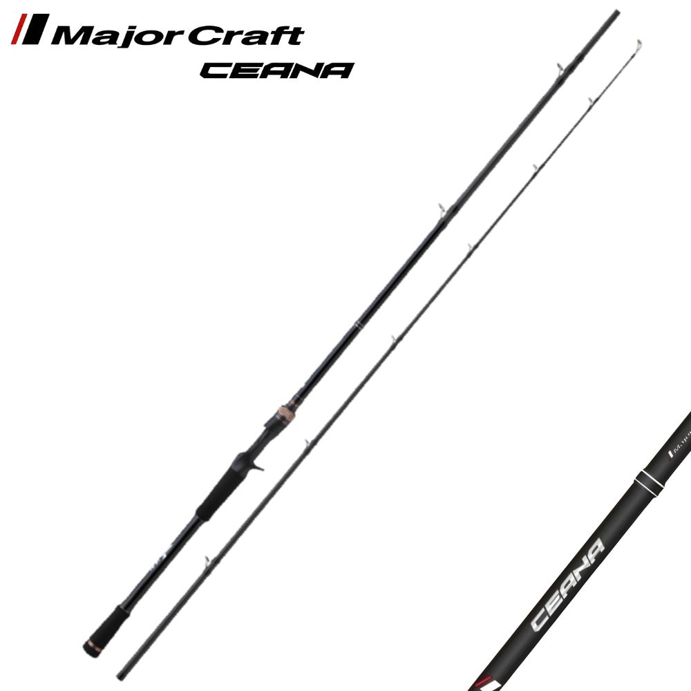 MAJOR CRAFT Freshwater Fishing Baitcasting Rod CEANA PIKE CUSTOM CNC-762XH