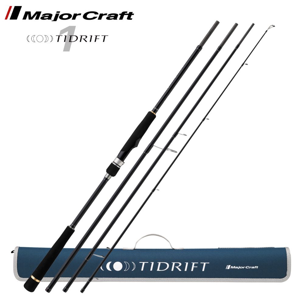 MAJOR CRAFT Fishing Spinning 4pcs Travel Rod TIDRIFT 1G TD1-904ML