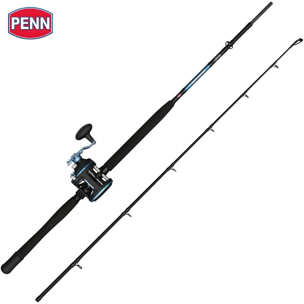 PENN All-Round Boat Fishing Rod-Level Wind Reel Combo WARFARE II 7ft 20-30lb 30LWLH