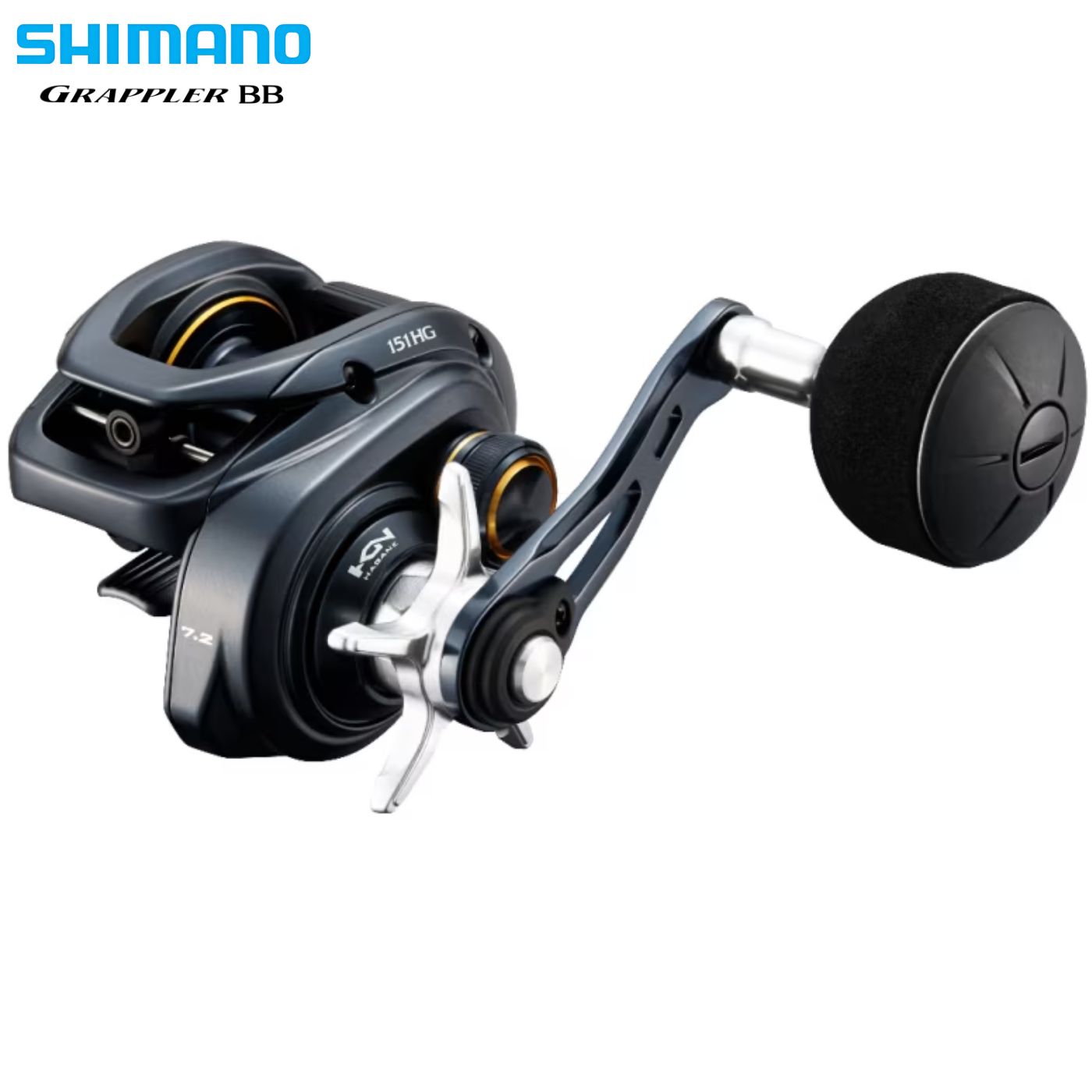 SHIMANO Saltwater Low-Profile Jigging Reel GRAPPLER BB 151HG LH