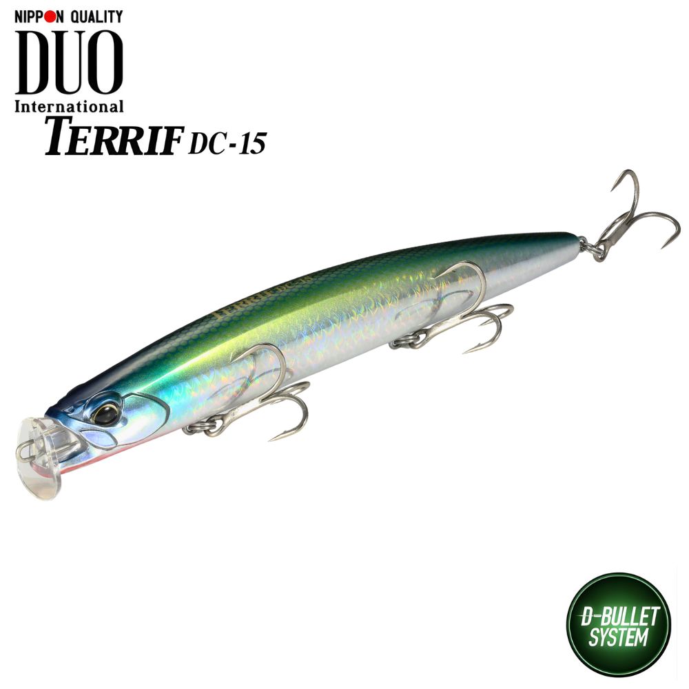 DUO Saltwater Fishing Floating Minnow Lure TERRIF DC-15
