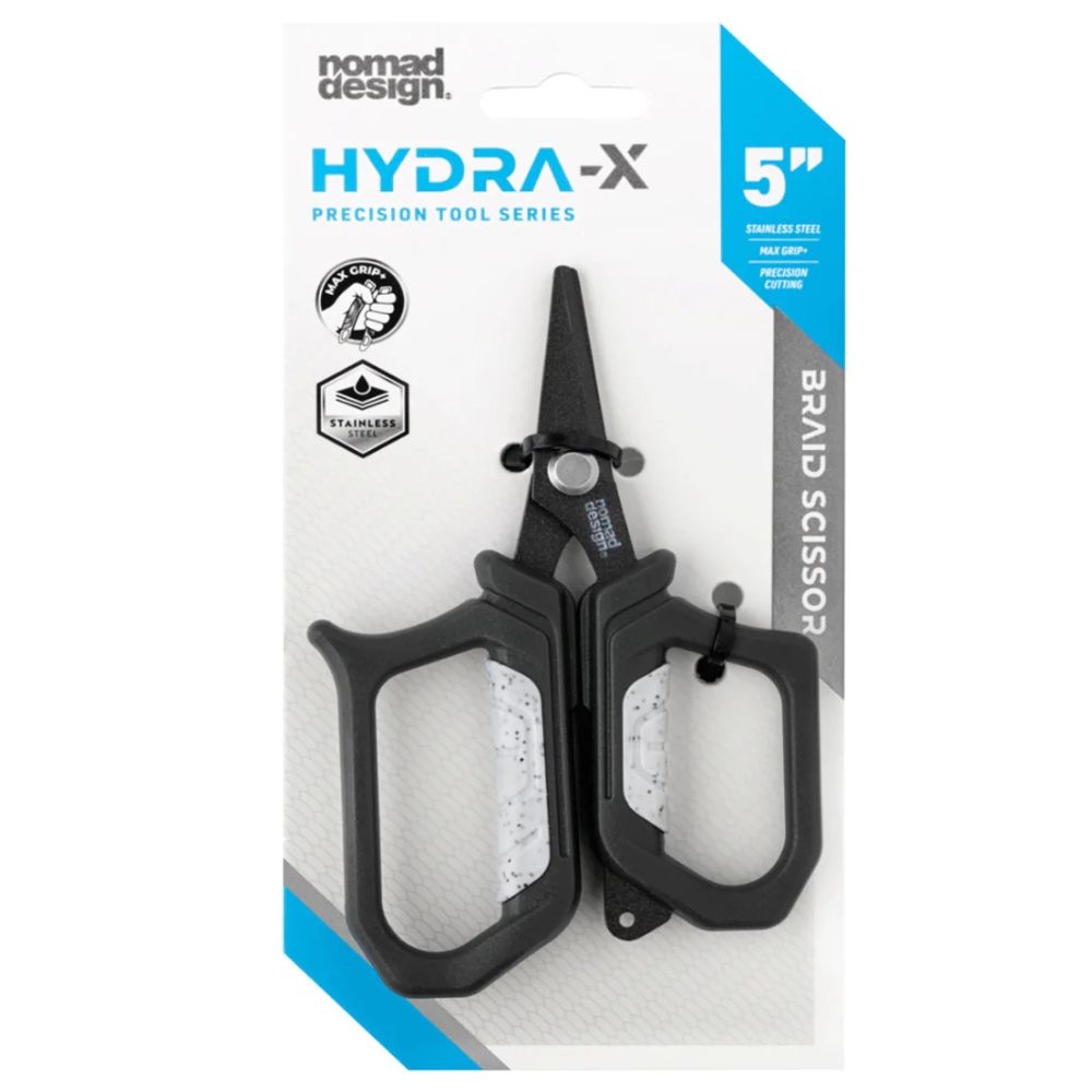 NOMAD DESIGN Serrated Stainless Steel Braid Line Scissors HYDRA-X HDRX-5-BSCIS - Image 4