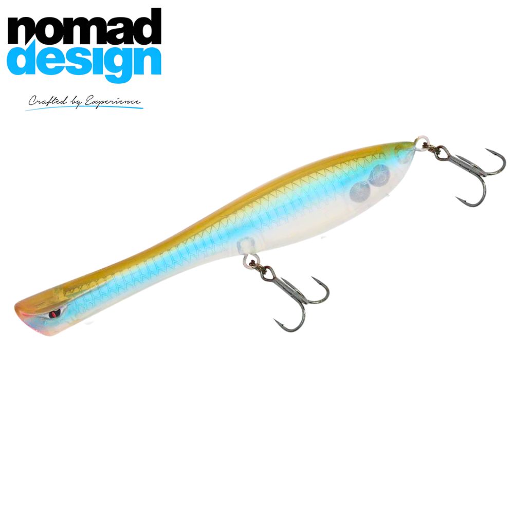 NOMAD DESIGN Topwater Pencil Popper Lure DARTWING 90 Aqua Ghost