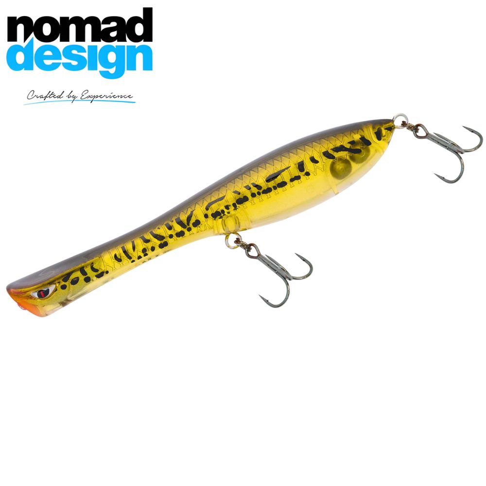 NOMAD DESIGN Topwater Pencil Popper Lure DARTWING 70 Hickory Ghost Minnow